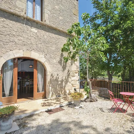Lovely In Barjac With House A Panoramic View *